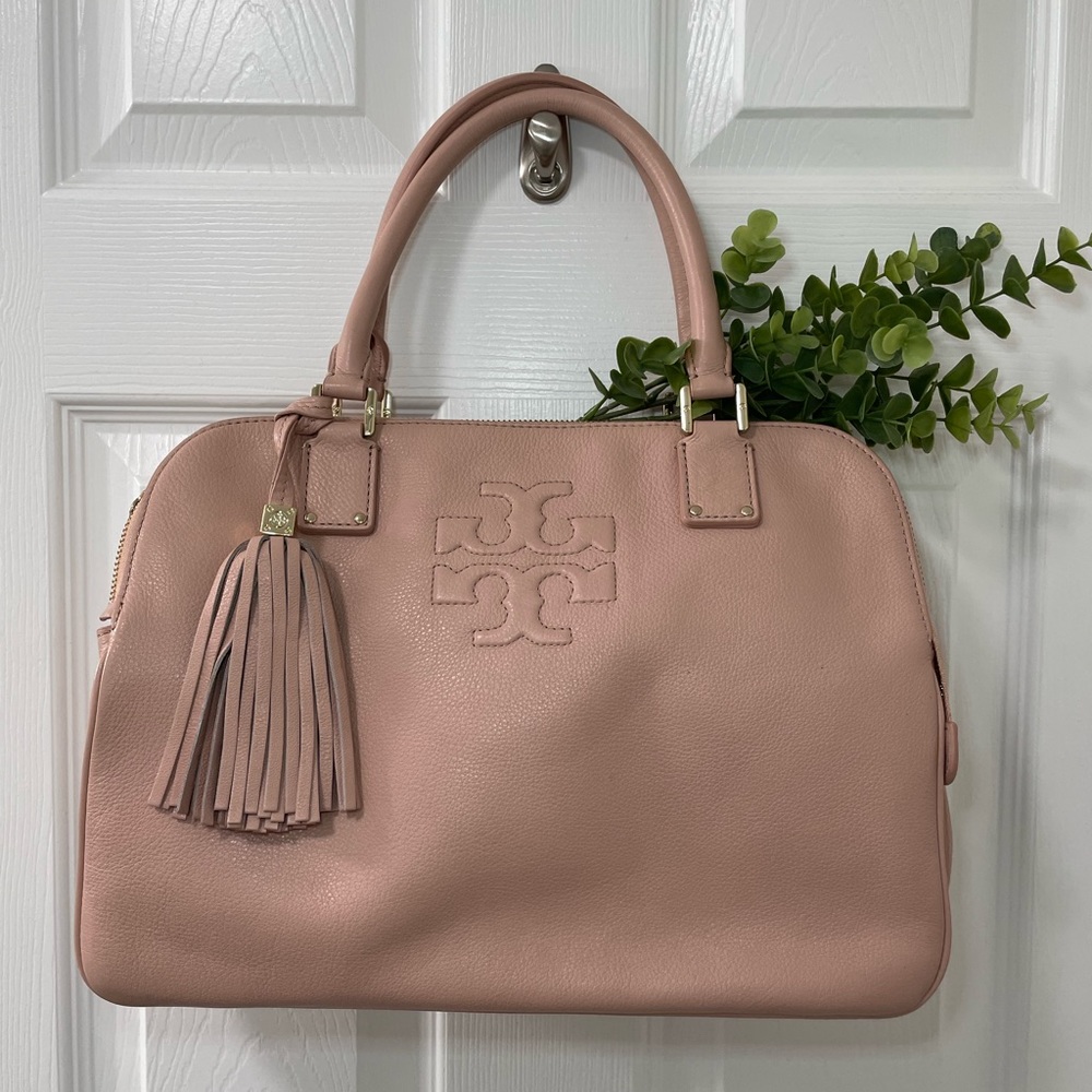 Tory Burch Pink Thea Top Handle Satchel - Picture 3 of 17